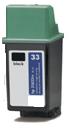 HP No 33 Black Ink Cartridge 51633M Remanufactured - Free UK Delivery